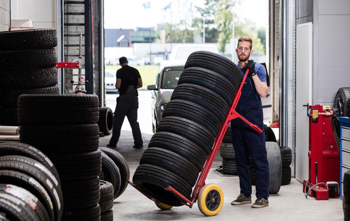 Tire retail services at Pep Boys